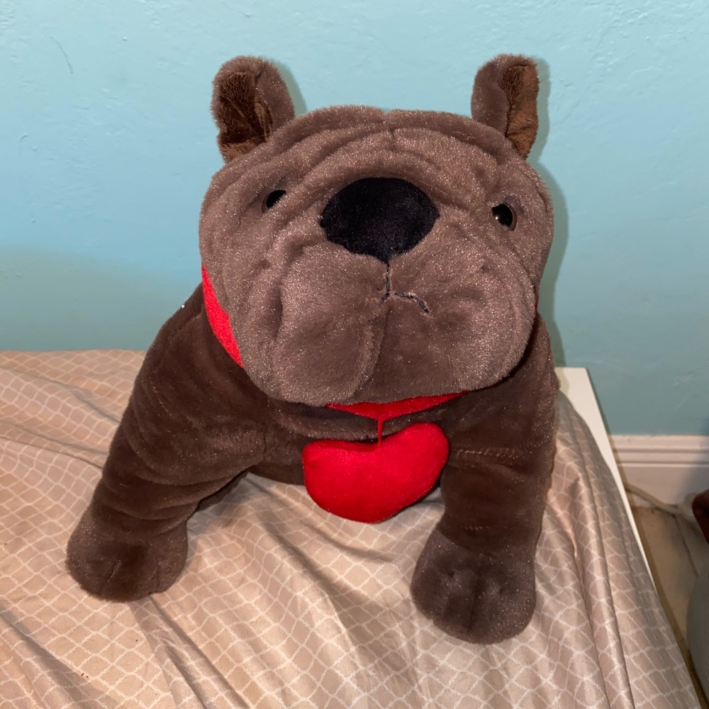 Shar Pei Valentines Stuffed Animal